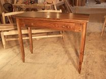 Reclaimed Chestnut Writing Desk With Drawer 2 small