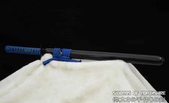 Japanese Samurai Sword Hand Forged Carbon Steel Straight Blade Ninja Sword Traditional Wakizashi 6 small
