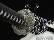 Handmade Traditional Japanese Samurai Sword Full Tang Folded Steel Katana 1 small