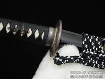 Handmade Traditional Japanese Samurai Sword Full Tang Folded Steel Katana 5 small