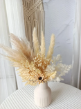 Pampas Grass Bouquet,Vase Filler,Dried Flowers,Natural Flower Decor 4 small