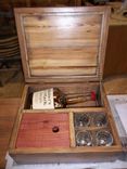 Hand Dovetailed, Antique Pine, Whiskey Bottle Box 2 small
