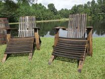 Whiskey Barrel Chair 2 small
