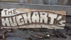 Personalized Signs, Handmade Gift, Personalized Gifts, Farmhouse Decor, Chainsaw Carving 2 small