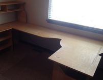 Birch Plywood Desk No Hardware Required For Assembly 1 small