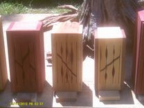Handmade Wooden Tongue Drums 3 small