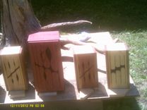 Handmade Wooden Tongue Drums 4 small