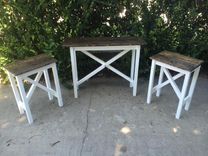 Rustic End Tables 6 small