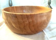Beautiful Highly Figured Maple Burl Hand Turned Bowl 2 small