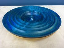 Maple Hand Dyed "Water Ripples" Bowl 1 small