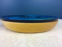 Maple Hand Dyed "Water Ripples" Bowl 3 small