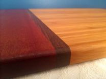 Eco-Friendly Bamboo, Cherry, And Walnut Cutting Board 4 small