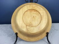 One Of A Kind Hand Turned, Magic Bowl Within A Bowl Maple Wood Art Bowl 4 small
