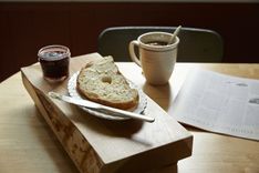 Live Edge Cherry Cutting Board 6 small