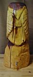 Native Red Cedar Hoot Owl Sculpture 6 small