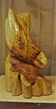 Native Red Cedar Diving Eagle Bust 1 small
