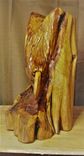 Native Red Cedar Diving Eagle Bust 3 small