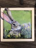 Handpainted Thoughtful Bunny Small Box 5 small