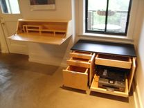 Secretary & Credenza 8 small