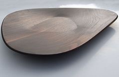Mid Century Modern Serving Tray, Walnut - Inspired By Isamu Noguchi 4 small