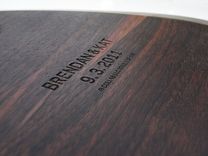 Mid Century Modern Serving Tray, Walnut - Inspired By Isamu Noguchi 7 small