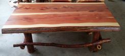 Rustic Cedar Benches 4 small