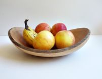 Handmade Wooden Fruit Bowls 4 small
