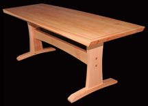 Sugar Pine Trestle Table 1 small