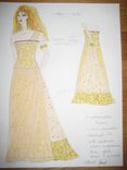 From Sketch To Finished Bridal Gown 2 small