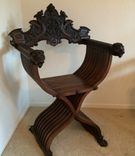Hand Carved Lion Chair 1 small