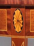 Reproduction Federal Period Ny Card Table, C. 1790 4 small