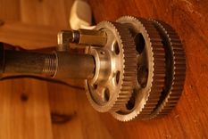 Steampunk Custom Desk Lamp With Pressure Relief Valve, Customized Re-Purposed Lamp Shade 3 small