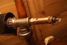 Steampunk Custom Desk Lamp With Pressure Relief Valve, Customized Re-Purposed Lamp Shade 5 small