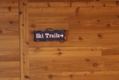 Ski Trails Rustic Sign 1 small