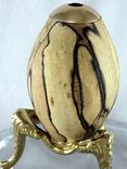 Spalted Maple Wooden Egg Kaleidoscope With Stand 3 small