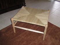Maple Bench With Woven Seagrass Seat 1 small