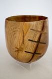 "Fractured" - An Open Vessel In Pecan 1 small