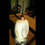 Spalted Hickory Closed Vessel 1 small