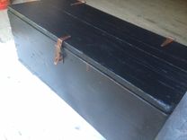 Coffee Table/Chest - Re-Purposed From Vintage Shipping Box 2 small