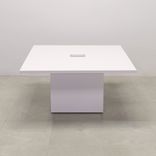 Square Shape Custom Conference Table, Laminate Top - Newton Meeting Table 3 small