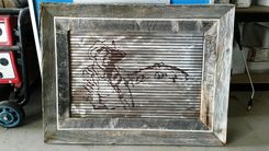 Rusted Metal Art 2 small