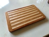 Cherry And Maple Edge Grain Cutting Board 1 small