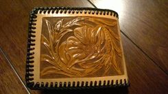 Hand Made Deluxe Leather Wallet 1 small