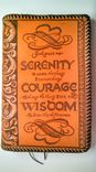 Hand Tooled Leather Cover For Standard Sized Alcoholics Anonymous Big Book 1 small