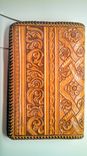 Hand Tooled Leather Cover For Standard Sized Alcoholics Anonymous Big Book 4 small