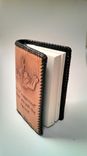 Hand Carved Leather Daily Reflections Book Cover 3 small