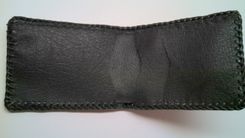 Hand Carved And Tooled Leather Billfold 4 small