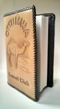 Hand Tooled Leather Camel Club Big Book Cover 2 small