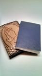 Hand Carved Praying Hands And Serenity Prayer Pocket Size Big Book Cover 3 small