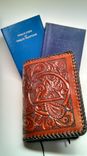 Hand Carved Paisley Leather Big Book And Twelve And Twelve Cover 1 small